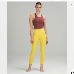 Lululemon 25” HR Align Pant Yellow Soleil